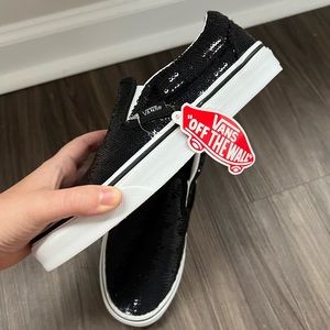 Brand New sequined Vans